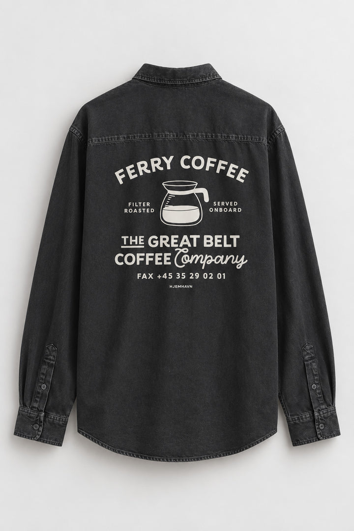 Cotton Twill Shirt "Færgekaffe"