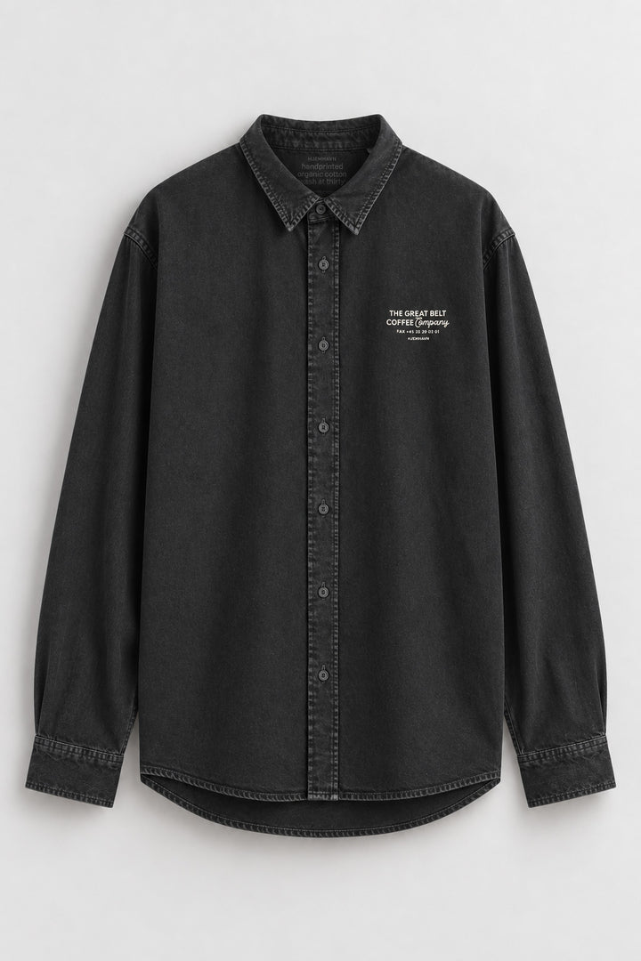 Cotton Twill Shirt "Færgekaffe"