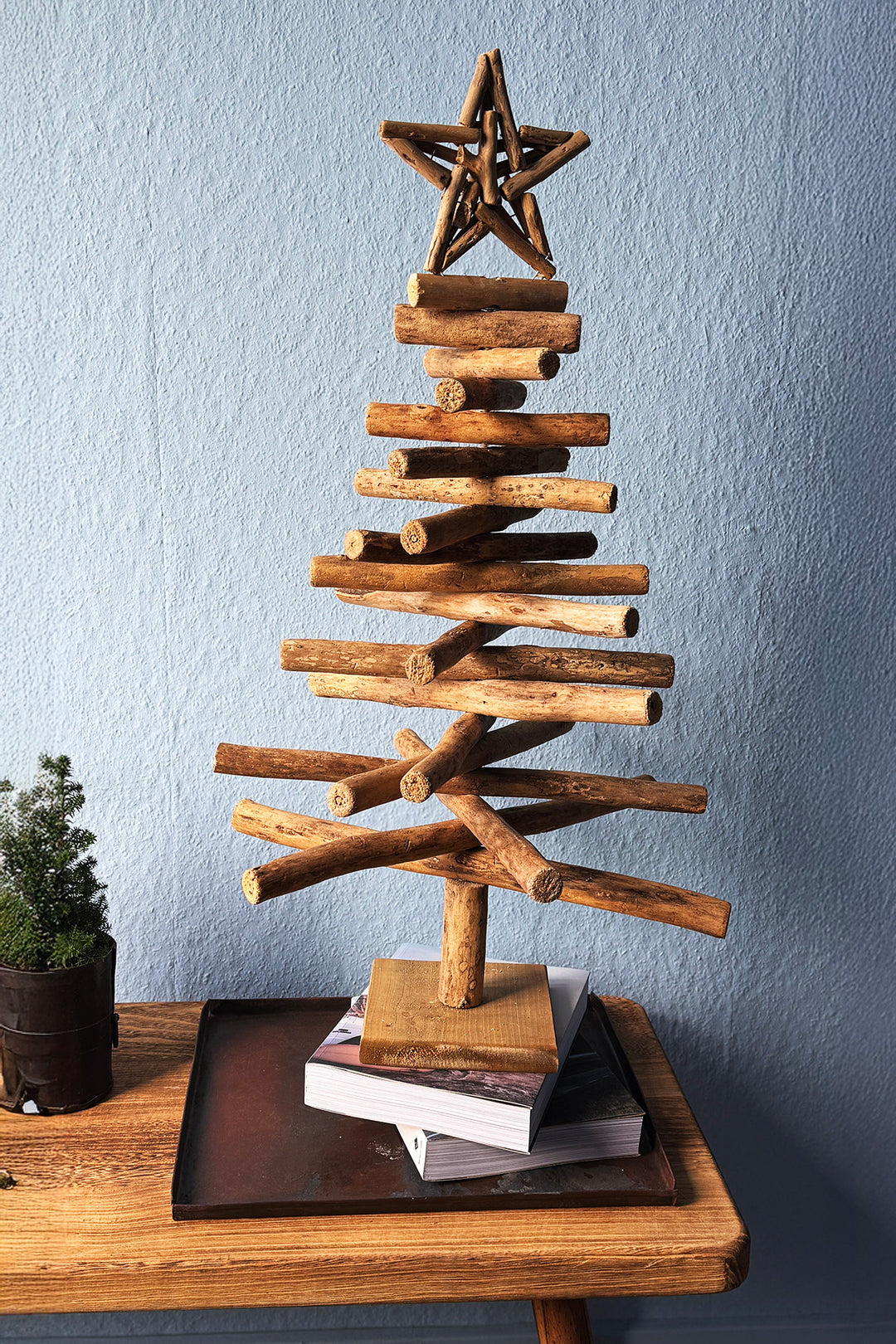 Treibholz-Weihnachtsbaum – 70 cm
