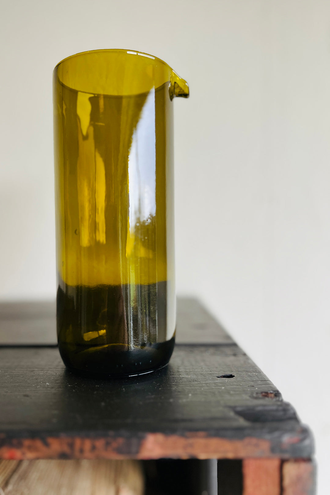 Jug from wine bottles - Upcycling