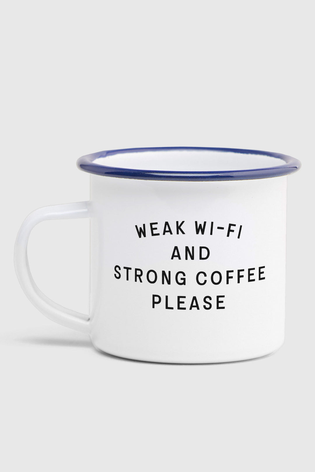 Emaljekrus "Weak Wifi"