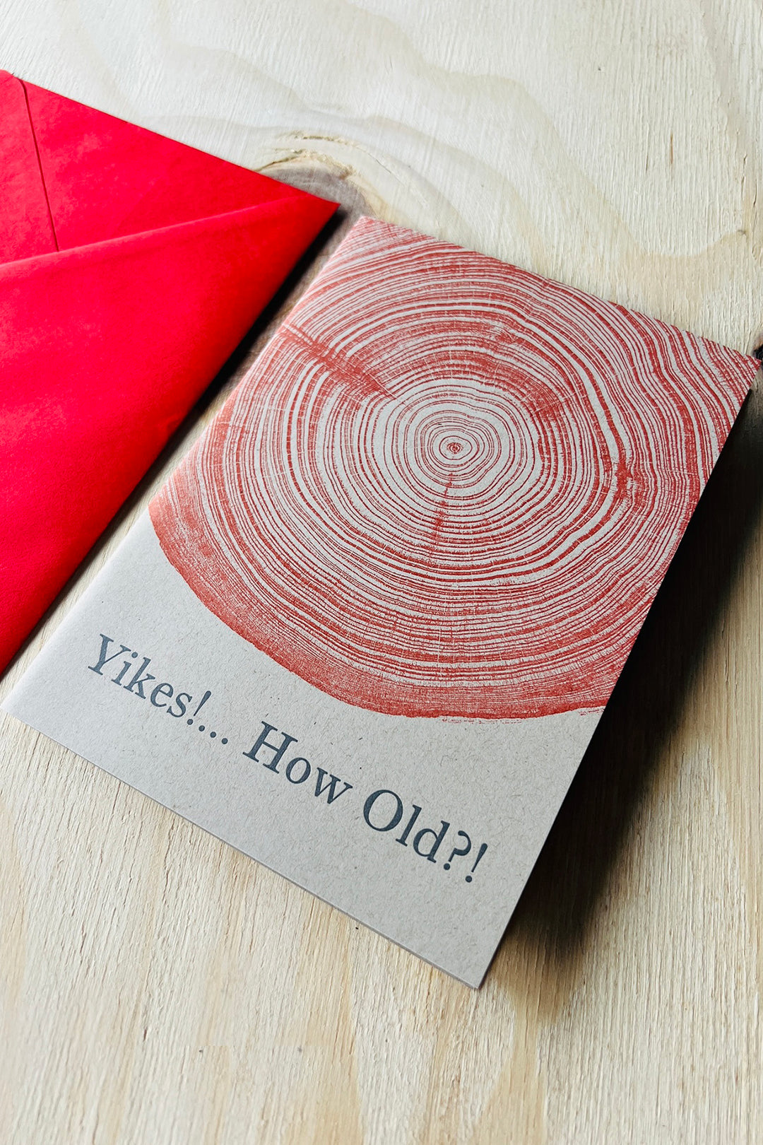 Greeting Card "Yikes!... How Old?!"