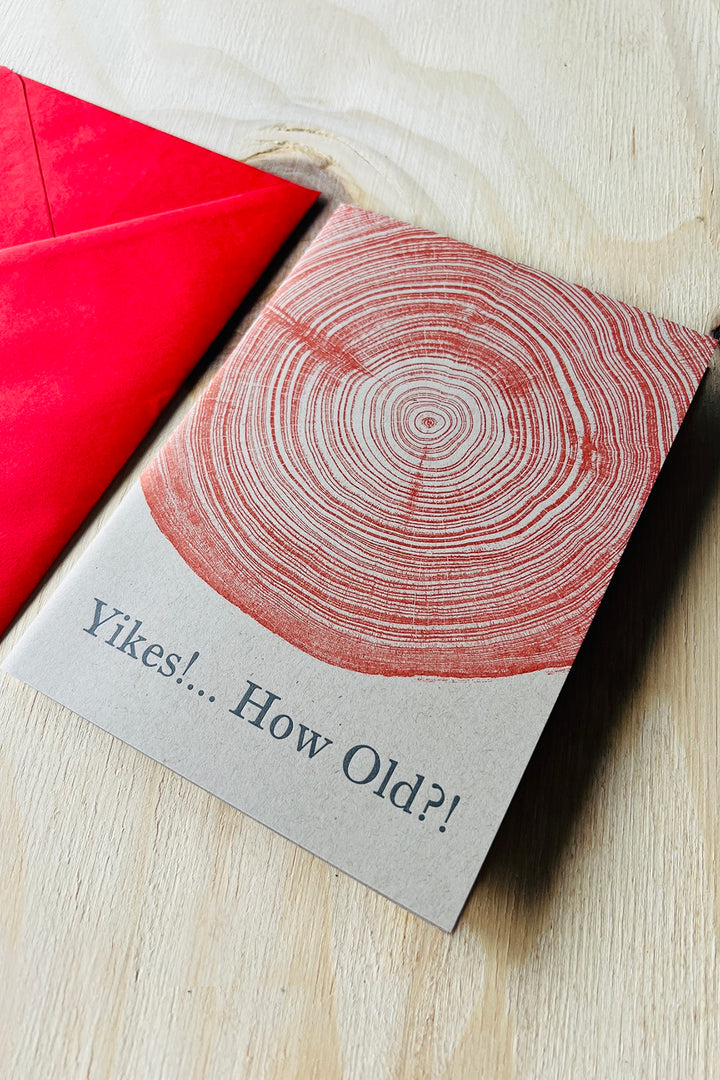 Greeting Card "Yikes!... How Old?!"