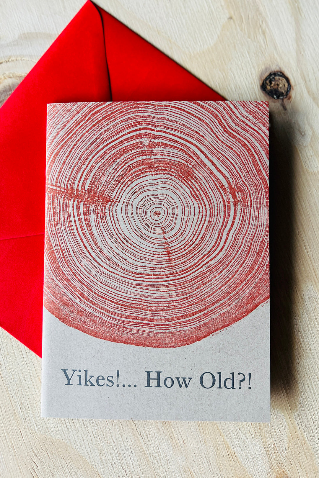 Greeting Card "Yikes!... How Old?!"