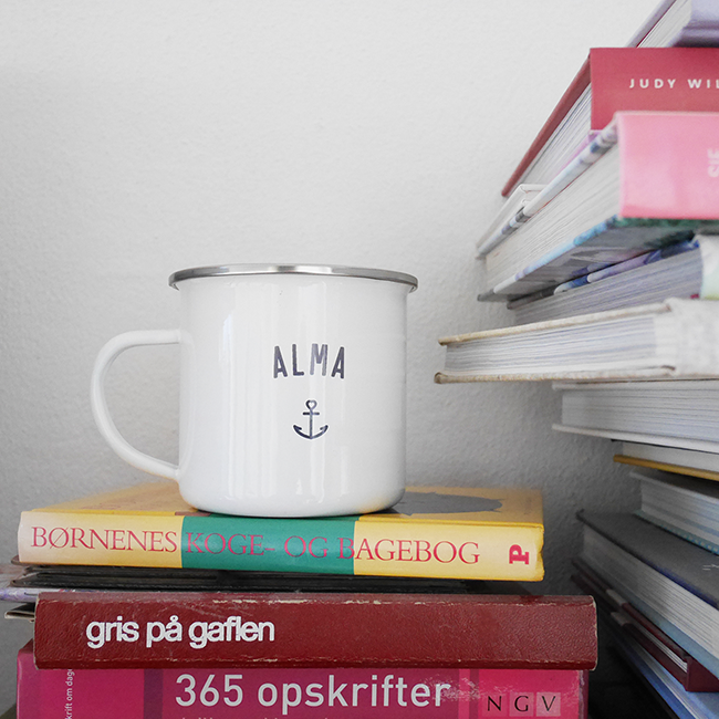 Emaljekrus med navn - Hjemhavn Custom Krus 