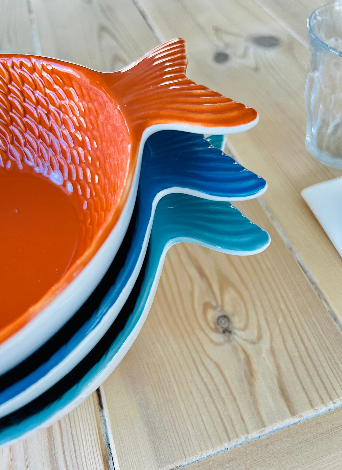 Fish-shaped bowls - 3-pak