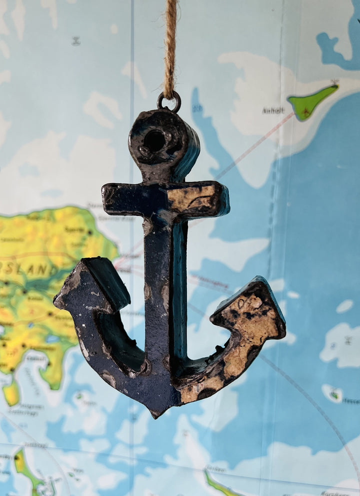 Anker aus recyceltem Metall – klein