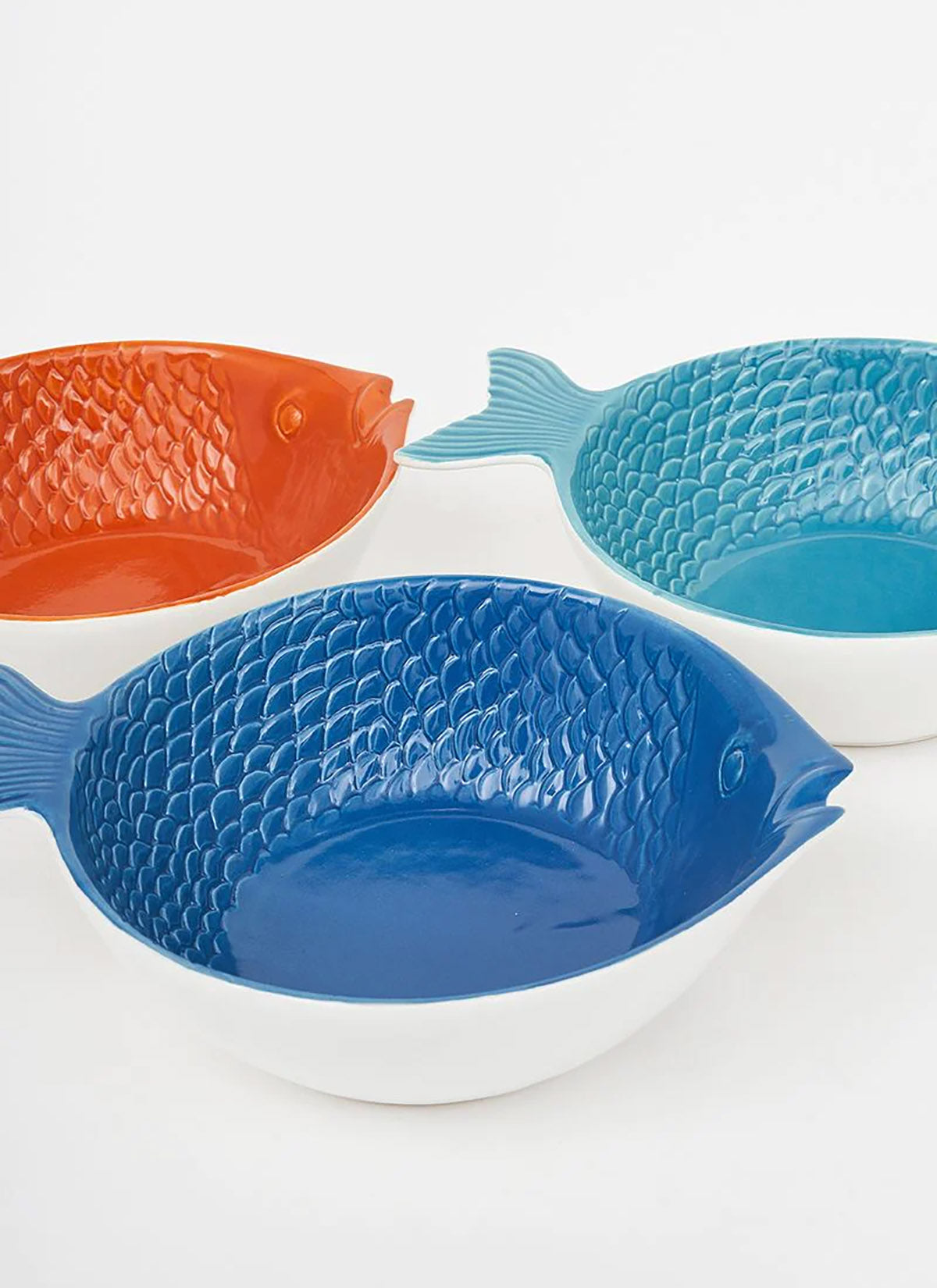 Fish-shaped bowls - 3-pak