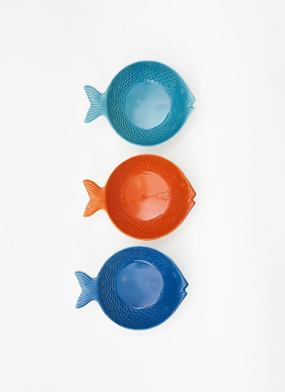 Fish-shaped bowls - 3-pak
