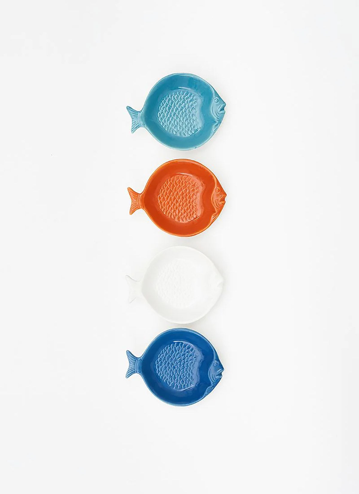 Fish-shaped mini bowls - 4-pak