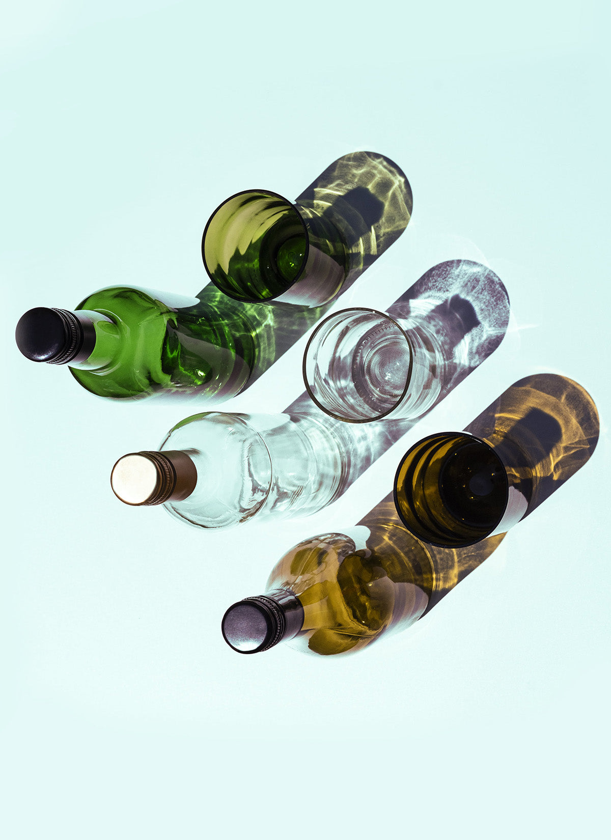 Drikkeglas fra vinflasker - Upcycling
