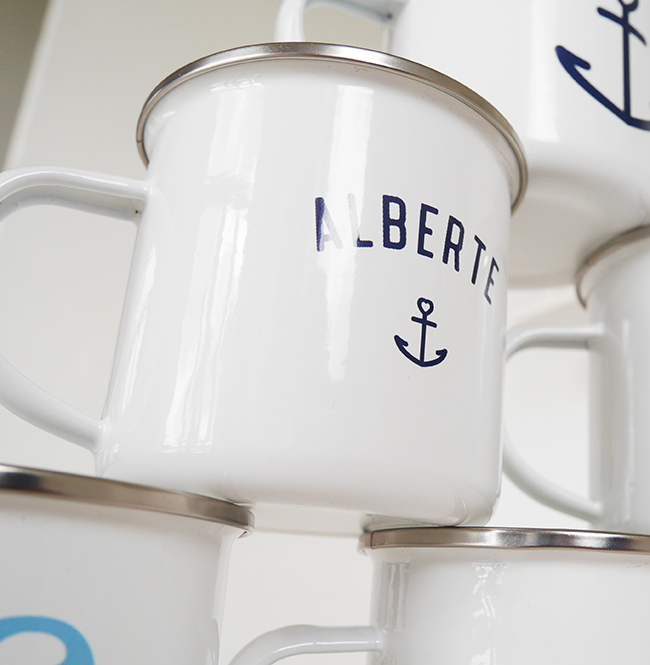 Emaljekrus med navn - Hjemhavn Custom Krus 
