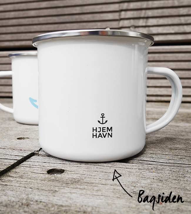 Emaljekrus med navn - Hjemhavn Custom Krus 