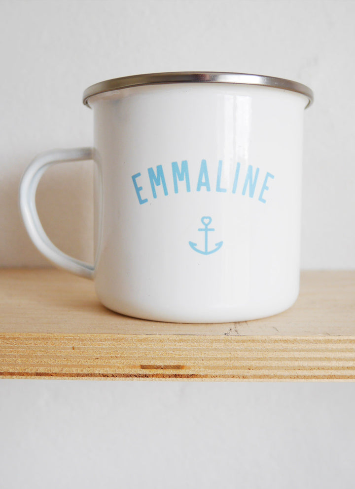 Emaljekrus med navn - Hjemhavn Custom Krus 