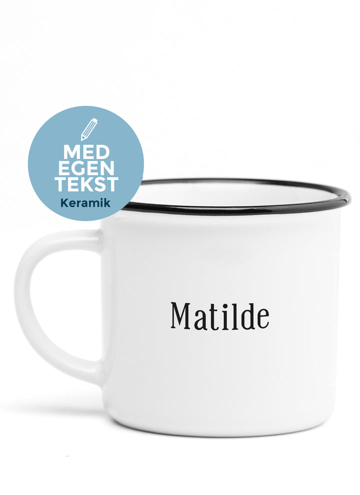 Keramikkrus med navn