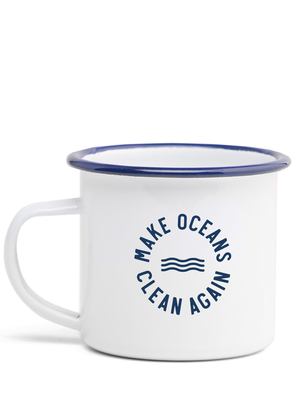 Emaljekrus "Make Oceans Clean Again"