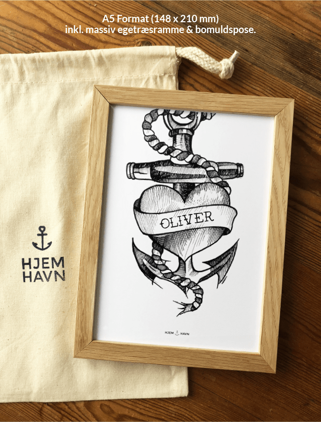 Design din egen tattoo-plakat - Hjemhavn Custom made 