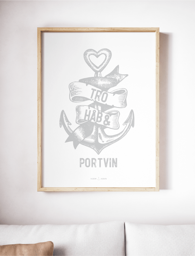 Design din egen Tro, Håb & Kærlighed-plakat - Hjemhavn Custom made 