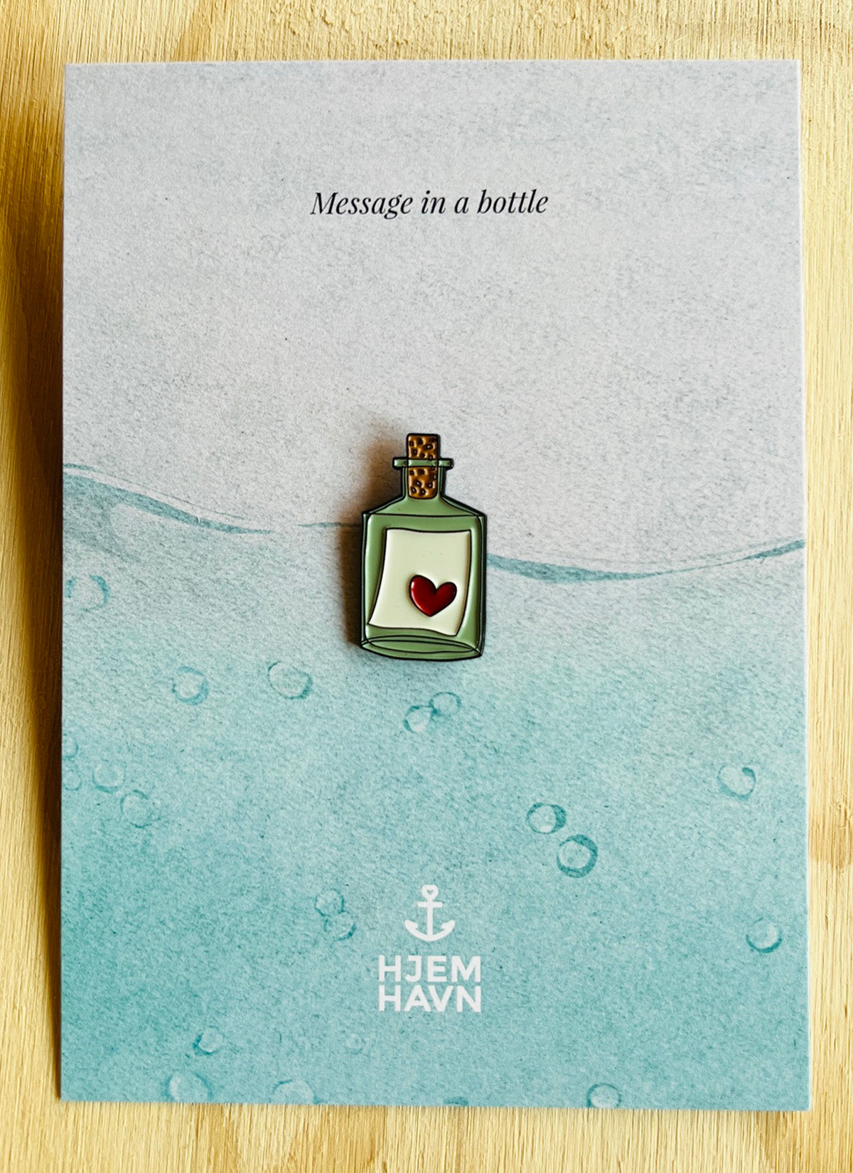 Pin - "Message in a Bottle"