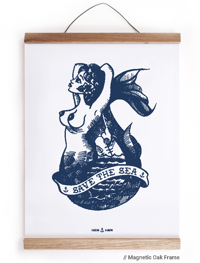 Save the Sea (Plakat) - Hjemhavn Grafiske 